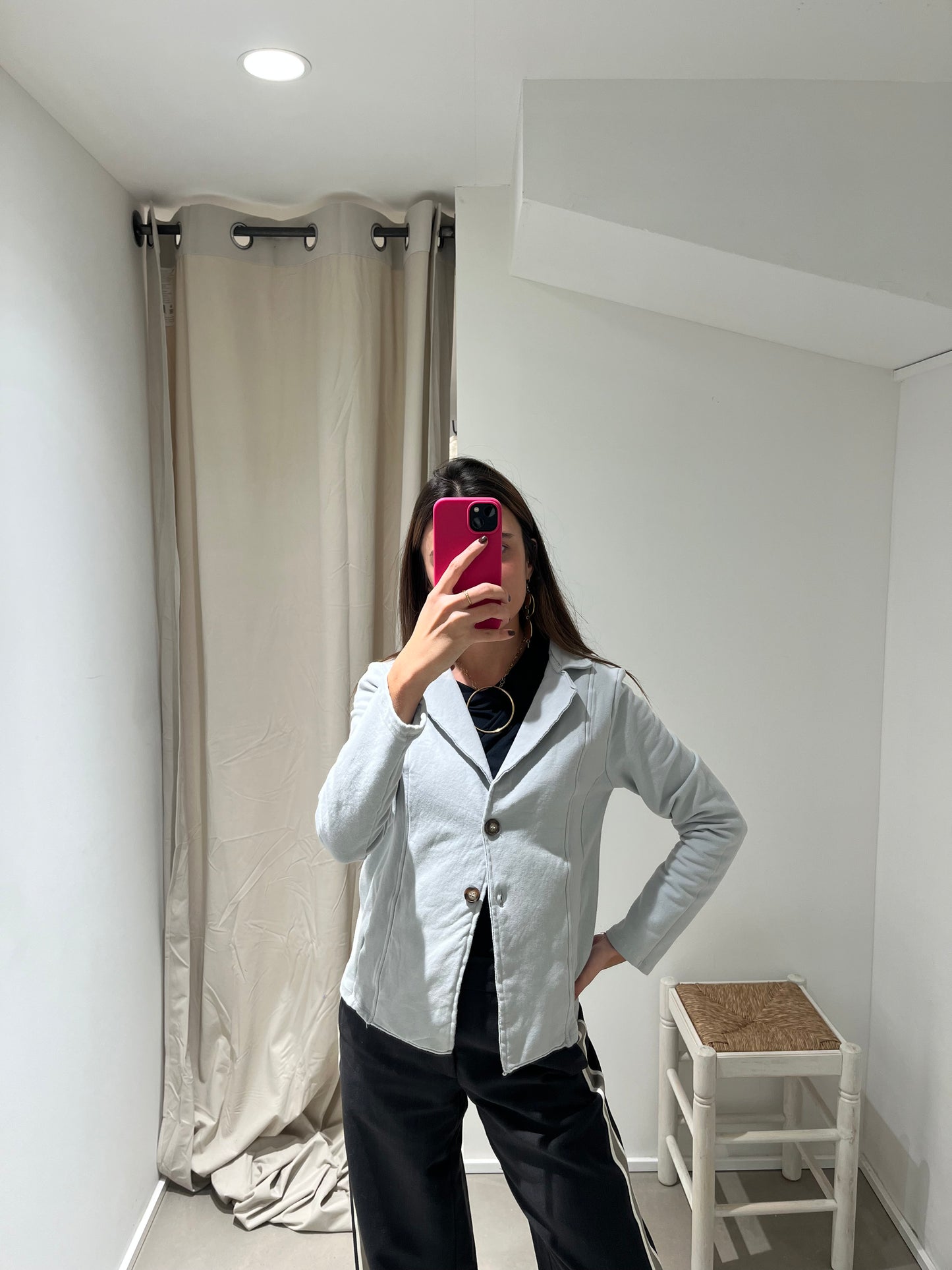 Sea Mist Grey Blazer