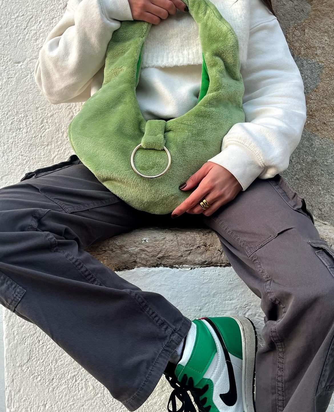 The Egg Bag Green