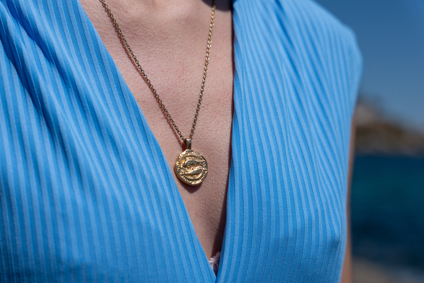 Clavel Dress Blue