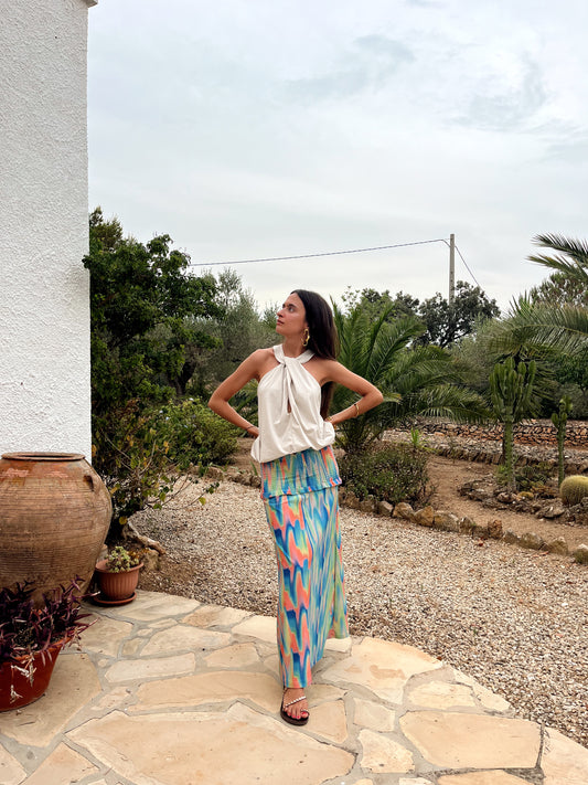 Marea Blue Skirt