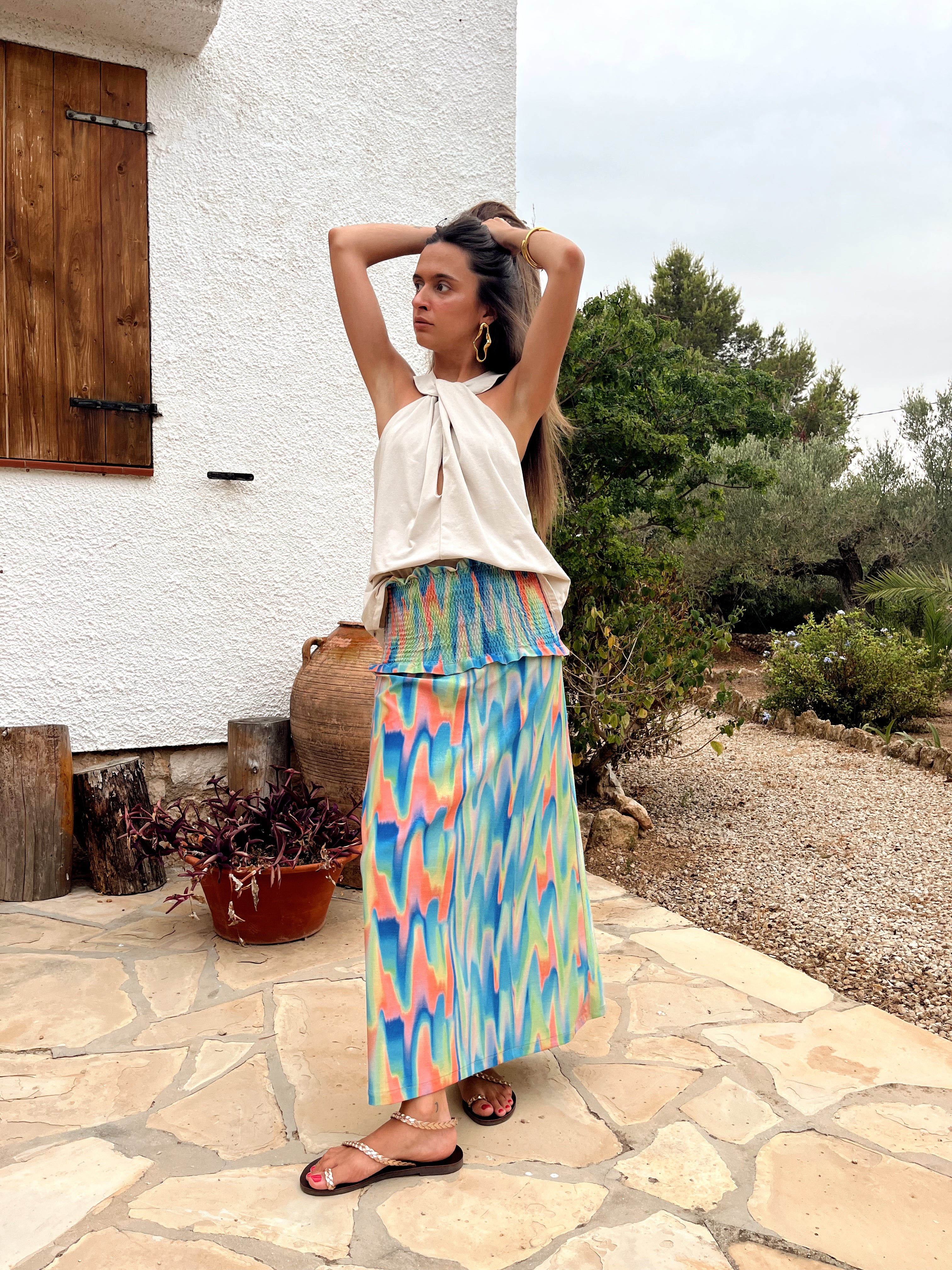Marea Blue Skirt