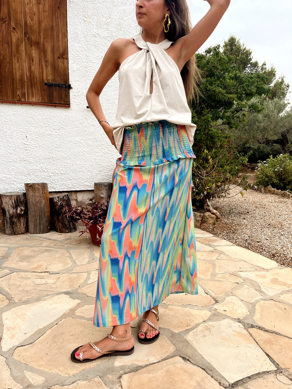Marea Blue Skirt