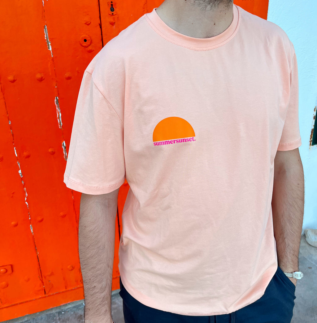 Camiseta summersunset naranja