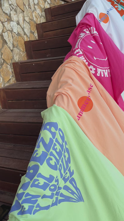 Camiseta summersunset naranja