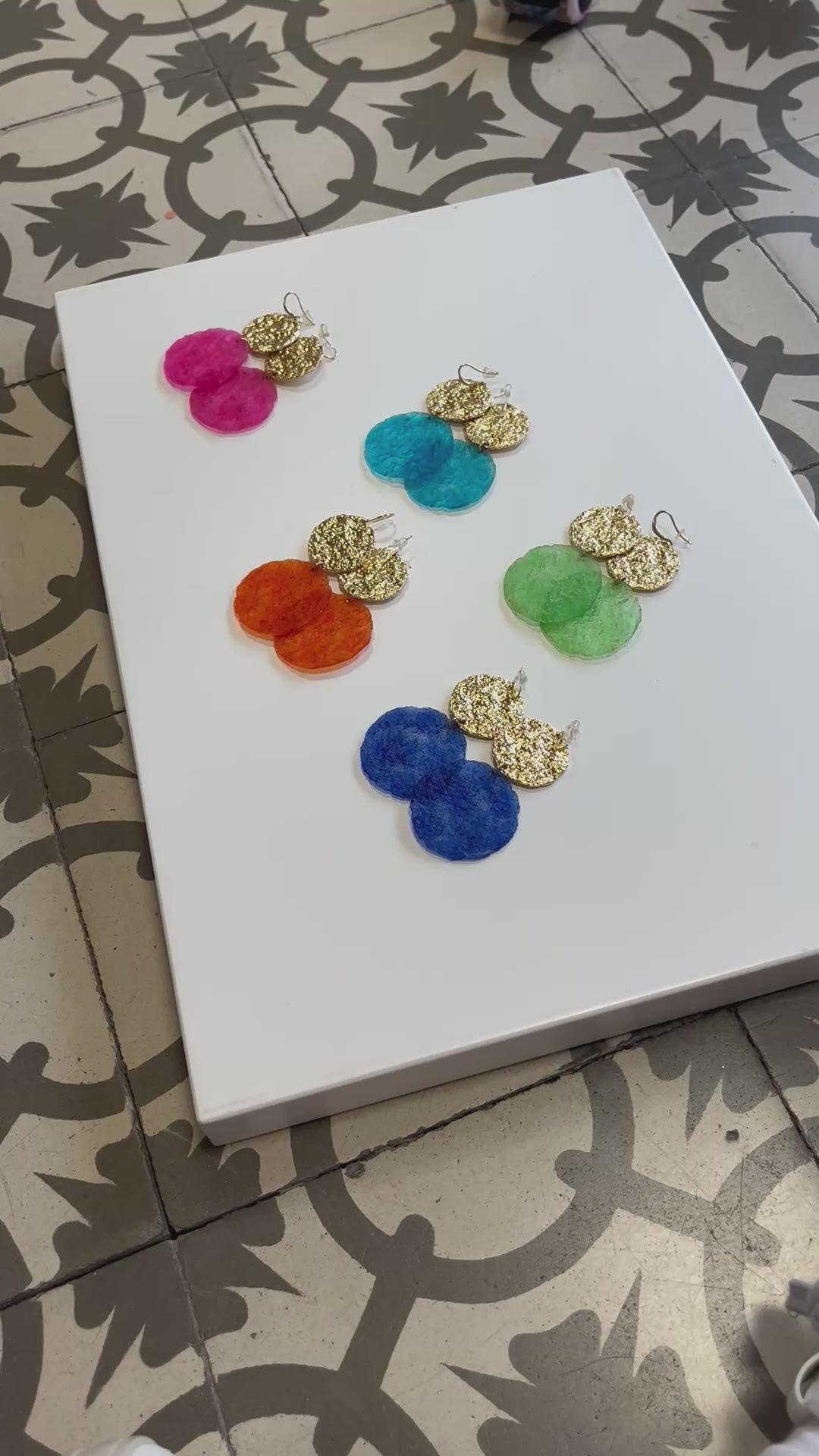 Pendientes Coral