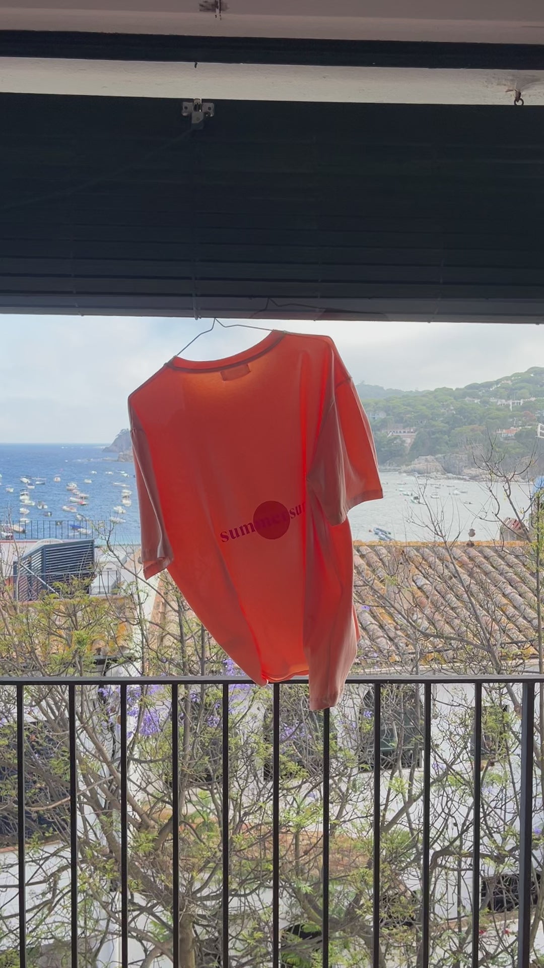 Camiseta summersunset naranja